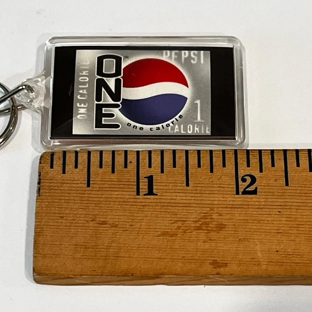 Vintage 1999 NCAA Final Four Basketball Pepsi One‎ Acrylic Keychain Key Ring Fob